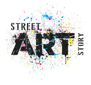 Logo Street art story print